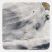 Insel Guadalupe Quadratischer Aufkleber (Vorderseite)