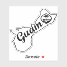 Insel Guam Sticker