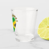 Insel Gyal Jamaica Herz Karibik Schnapsglas (Rechts)