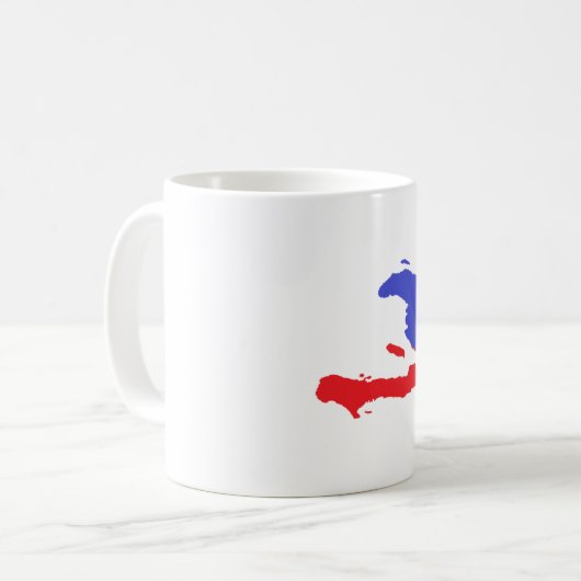 Insel Haiti Tasse (Vorderseite Links)
