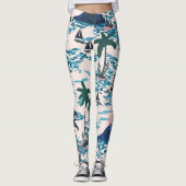 Insel Hawaii Leggings (Vorderseite)