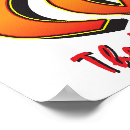 Insel Hawaiian Lava Java-Kaffee Poster (Ecke)