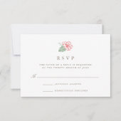 Insel Hibiskus RSVP-Karte RSVP Karte (Vorderseite)