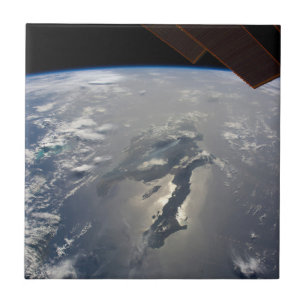 Insel Hispaniola mit Sunglin Fliese