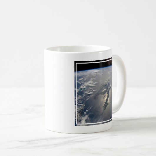 Insel Hispaniola mit Sunglin Kaffeetasse (VorderseiteRechts)