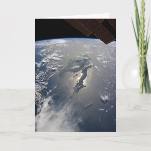 Insel Hispaniola mit Sunglin Karte (Vorderseite)