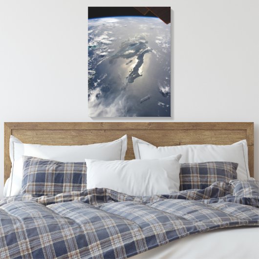 Insel Hispaniola mit Sunglin Leinwanddruck (Insitu (Schlafzimmer))