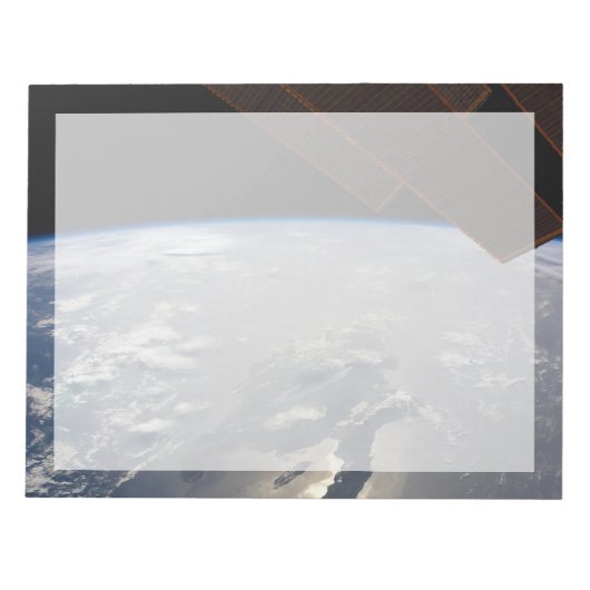 Insel Hispaniola mit Sunglin Notizblock (Vorderseite)