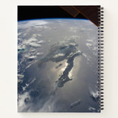 Insel Hispaniola mit Sunglin Notizblock (Rückseite)