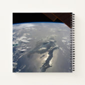 Insel Hispaniola mit Sunglin Notizblock (Rückseite)