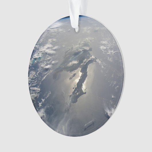 Insel Hispaniola mit Sunglin Ornament (Vorderseite)