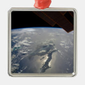 Insel Hispaniola mit Sunglin Ornament Aus Metall (Vorne)