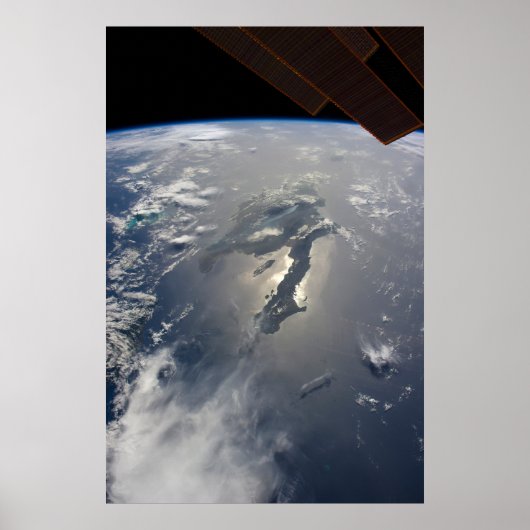 Insel Hispaniola mit Sunglin Poster (Vorne)