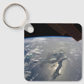 Insel Hispaniola mit Sunglin Schlüsselanhänger (Vorderseite)