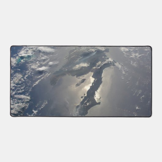 Insel Hispaniola mit Sunglin Schreibtischunterlage (Vorderseite)