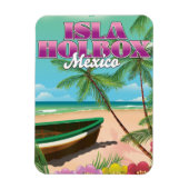 Insel Holbox Mexiko Magnet (Vertikal)