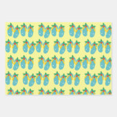 Insel Holiday Wrapping Sheets, Matte 19" x 29" Geschenkpapier Set (Vorderseite 3)