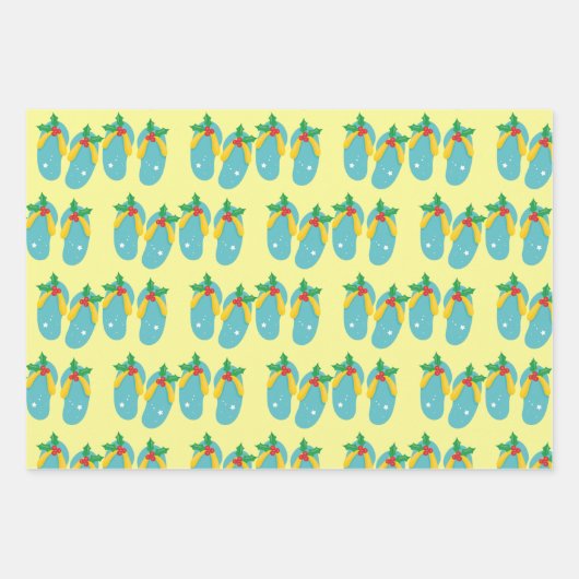 Insel Holiday Wrapping Sheets, Matte 19" x 29" Geschenkpapier Set (Vorderseite 3)