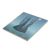 Insel im Ozean Art Fliese (Seite)