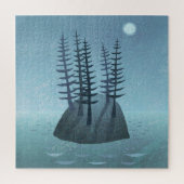 Insel im Ozean Art Puzzle (Vertikal)