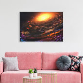 Insel in der Leere Leinwanddruck (Insitu (Wohnzimmer))