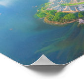 Insel in der Zeit verloren Poster (Ecke)