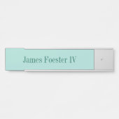 Insel Inspirierte entspannende Dekoration mit häng Türschild (Vorderseite )