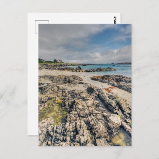 Insel Iona Postkarte (Vorne/Hinten)