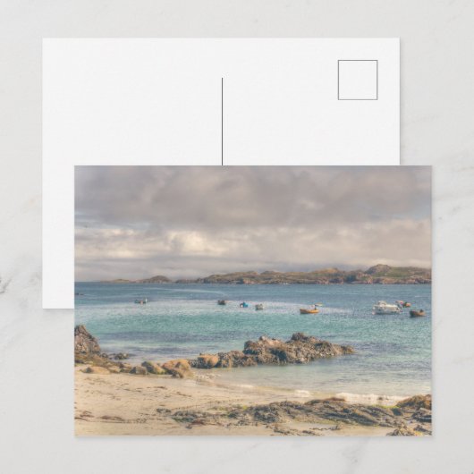 Insel Iona Postkarte (Vorne/Hinten)
