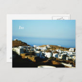 Insel Ios Postkarte (Vorne/Hinten)