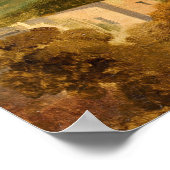 Insel Ischia - de la Gourdaine Kunst Poster (Ecke)