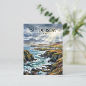 Insel Islay Schottland Postkarte (Stehend Vorderseite)
