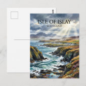 Insel Islay Schottland Postkarte (Vorne/Hinten)