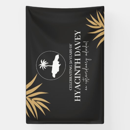 Insel Jamaika Birthday Banner (Vertikal)