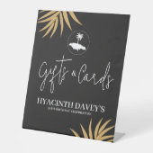 Insel Jamaika Geburtstagsgeschenke & Karten Zeiche Sockelschild (Vorderseite)