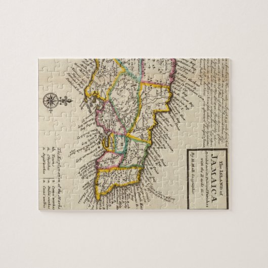 Insel Jamaika Puzzle (Horizontal)