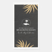 Insel Jamaika zum Geburtstag Napkin Serviette (Vorderseite)