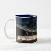Insel-Kaffeetasse NAS Whidbey, Marineluft Statio… Zweifarbige Tasse (Links)