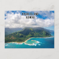 Insel Kauai auf Hawaii Postcard