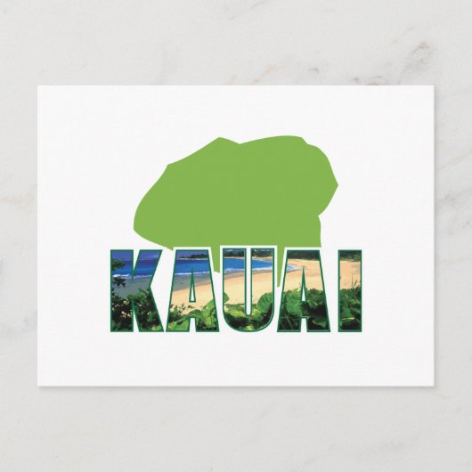 Insel Kauai Postkarte (Vorderseite)