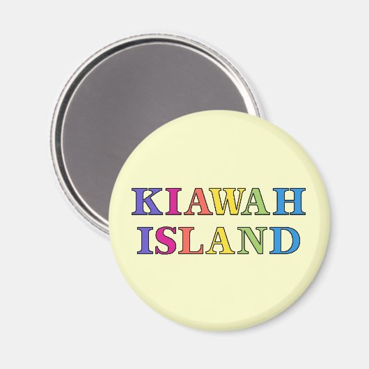 Insel Kiawah Magnet (Vorderseite/Rückseite)