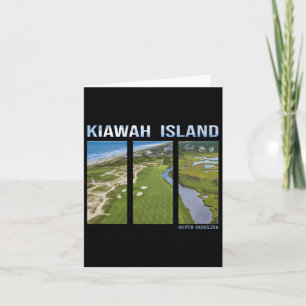Insel Kiawah Süd Carolina Familie Golf Urlaub Karte