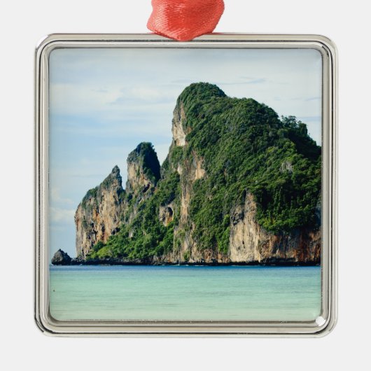 Insel Ko Phi Phi am Andamansee, Krabi Ornament Aus Metall (Vorne)