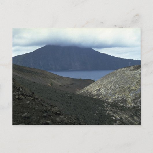 Insel Krakatoa, Indonesien Postkarte (Vorderseite)