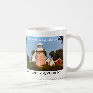 Insel-La Motte Leuchtturm, Vermont-Tasse Kaffeetasse