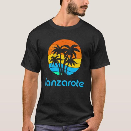 Insel Lanzarote T-Shirt (Vorderseite)