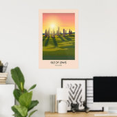 Insel Lewis Schottland Reiseplakat Poster (Heimbüro)