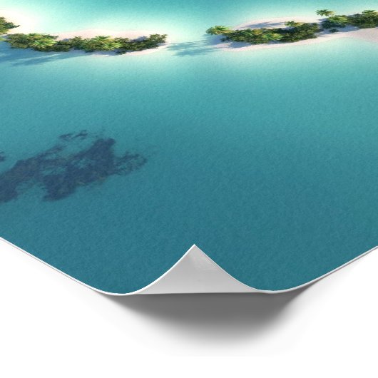 Insel Liebe Poster (Ecke)