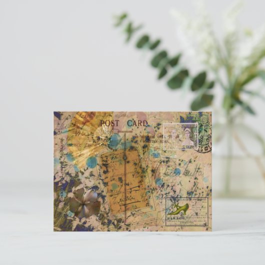 Insel Liebe Postkarte (Stehend Vorderseite)