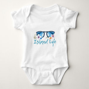 Insel Life-Sonnenbrille Baby Strampler